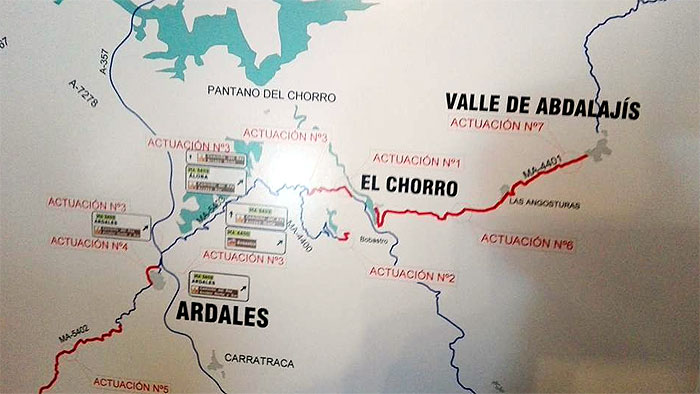 The second phase of Caminito del Rey will cost 1.2 million Euros.