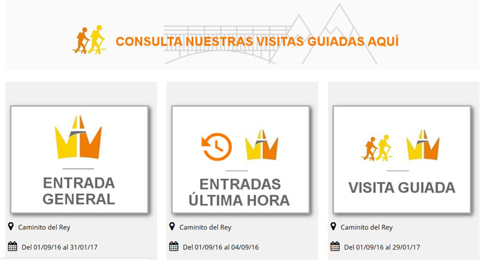 2025 Caminito del Rey tickets
